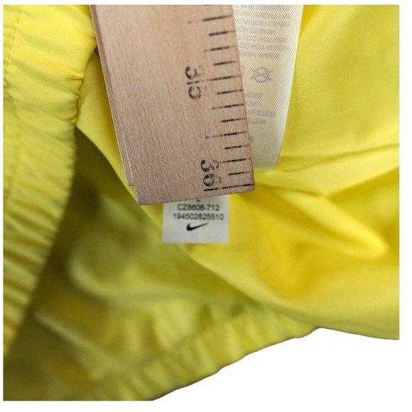 Nike Jacket Womens Large‎ Yellow Heritage Woven Polyester Colorblock Vintage - Picture 7 of 10